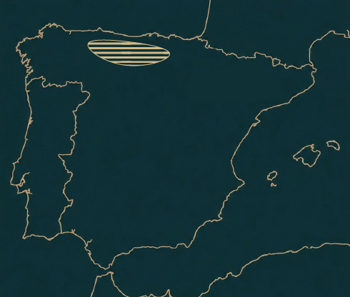 Mapa de localización de Cantabrian Chamois